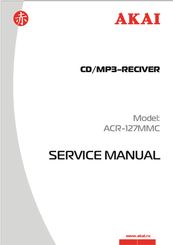 Akai ACR-127MMC Service Manual