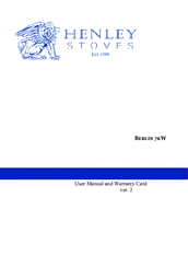 henley Berlin 7kW User Manual And Warranty Card