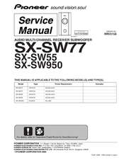 Pioneer SX-SW100 Service Manual
