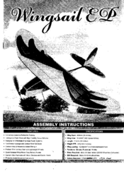 Sport Flyers Wingsail EP Assembly Instructions Manual