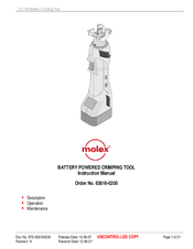molex CS 150 Instruction Manual