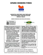 Spark 58N Owner's Operation And Installation Manual