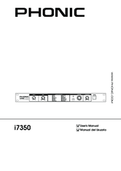 Phonic i7350 User Manual