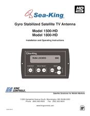 King Controls 1500-HD Installation And Operating Instructions Manual