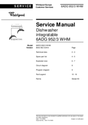 Whirlpool 6ADG 952/3 WHM Service Manual