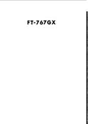 Yaesu FT-767GX Service Manual