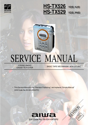 Aiwa HS-TX529 Service Manual