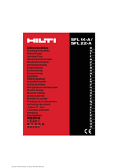 Hilti SFL 14-A Operating Instructions Manual