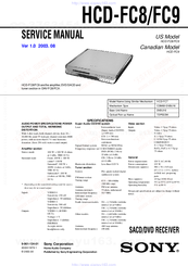 Sony HCD-FC9 Service Manual