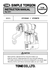 Tone STC50TE Instruction Manual