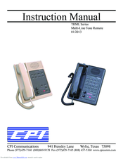 CPI TRML Series Instruction Manual