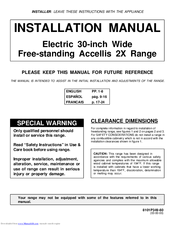 Maytag MER6750AAC Installation Manual