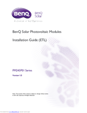 BenQ PM245P01 Series Installation Manual
