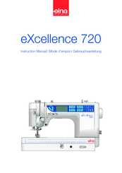 ELNA eXcellence 720 Instruction Manual