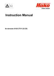 HAKO Scrubmaster B120 Instruction Manual