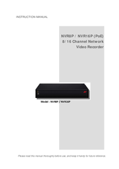 Advanced Technology Video NVR16P Instruction Manual