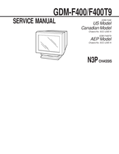 Sony Trinitron gdm-f400 Service Manual