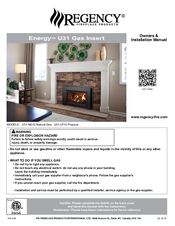 Regency Energy U31 Owners & Installation Manual