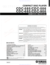 Yamaha CDC-585 Service Manual