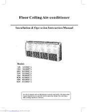 Airway Piso Techo 48K Series Installation/Operation Instruction Manual