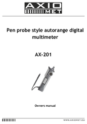 Axio MET AX-201 Owner's Manual