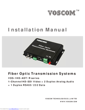 Voscom VOS-1HD-ADST Installation Manual