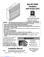 Travis Industries 564 HO GSR2 Installation Manual