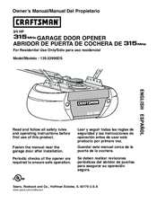 Craftsman 139.53990DS Owner's Manual