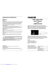 Black Box 5250 User Manual
