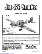 GREAT PLANES Ju-87 Stuka Instruction Manual
