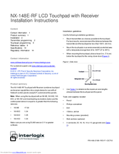 Interlogix NX-148E-RF Installation Instructions Manual