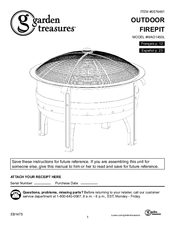 Garden Treasures WAD1450L Instructions Manual