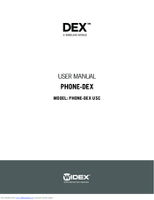 Dex PHONE-DEX USC User Manual