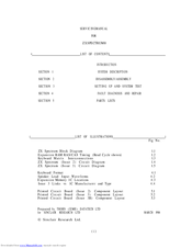 Sinclair Research ZX Spectrum Servicing Manual