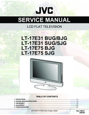 JVC LT-17E31 BUG Service Manual