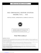 Microline T.F.C. - 435 Installation, Operation & Service Manual