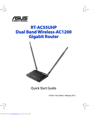 Asus RT-AC55UHP Quick Start Manual