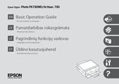Epson Stylus Artisan 730 Basic Operation Manual