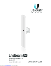 Ubiquiti LiteBeam LBE5AC120 Quick Start Manual