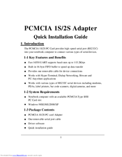 AvLab PCMCIA 2S Quick Installation Manual