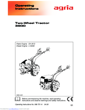 Agria 3900 Operating Instructions Manual