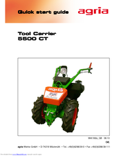 Agria 5500 CT Quick Start Manual