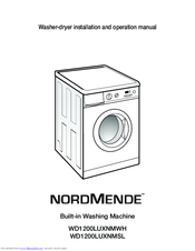 Nordmende WD1200LUXNMWH Installation And Operation Manual