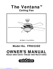 Fanimation FP8032DZ Owner's Manual