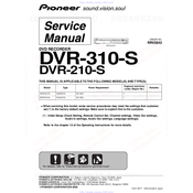 Pioneer DVR-210-S Service Manual