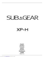 SubGear XP-H Manual