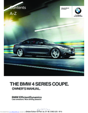 BMW 4er GRAN COUPE F36 Betriebsanleitung 2016 Bedienungsanleitung Handbuch BA 