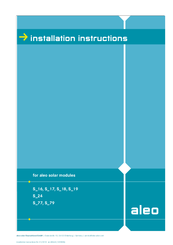 Aleo S_17 Installation Instructions Manual