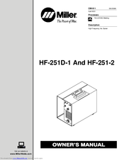Miller HF-251D-1 Owner's Manual