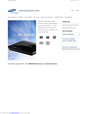 Samsung SE-208AB User Manual